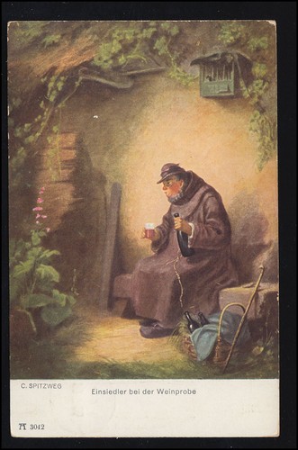 Künstler carl spitzweg - künstler-ak,