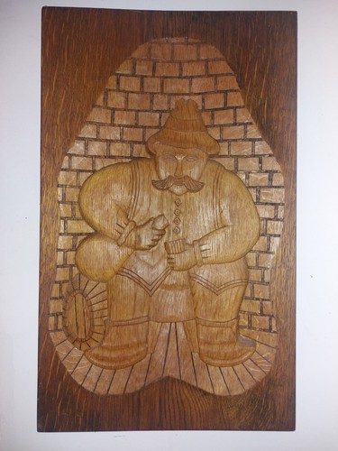 Holzgeschnitztes relief - holzgeschnitztes,