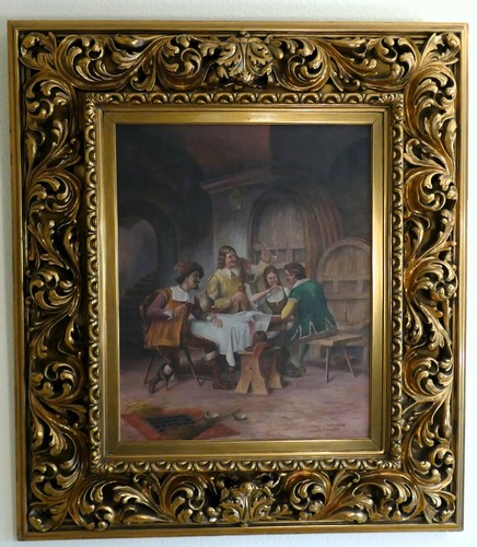 Gemälde die weinprobe - gemälde, weinprobe"